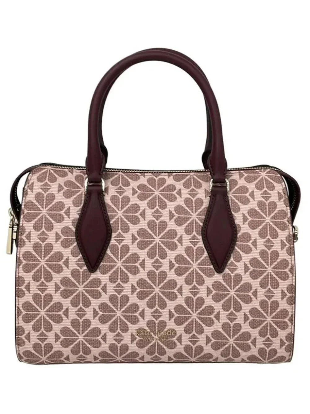 Kate spade Casey Spade Flower Coated Canvas Medium Satchel PXR00077 Light Pink